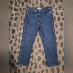 Levi's High Rise Straightleg Blue Jeans sz 12